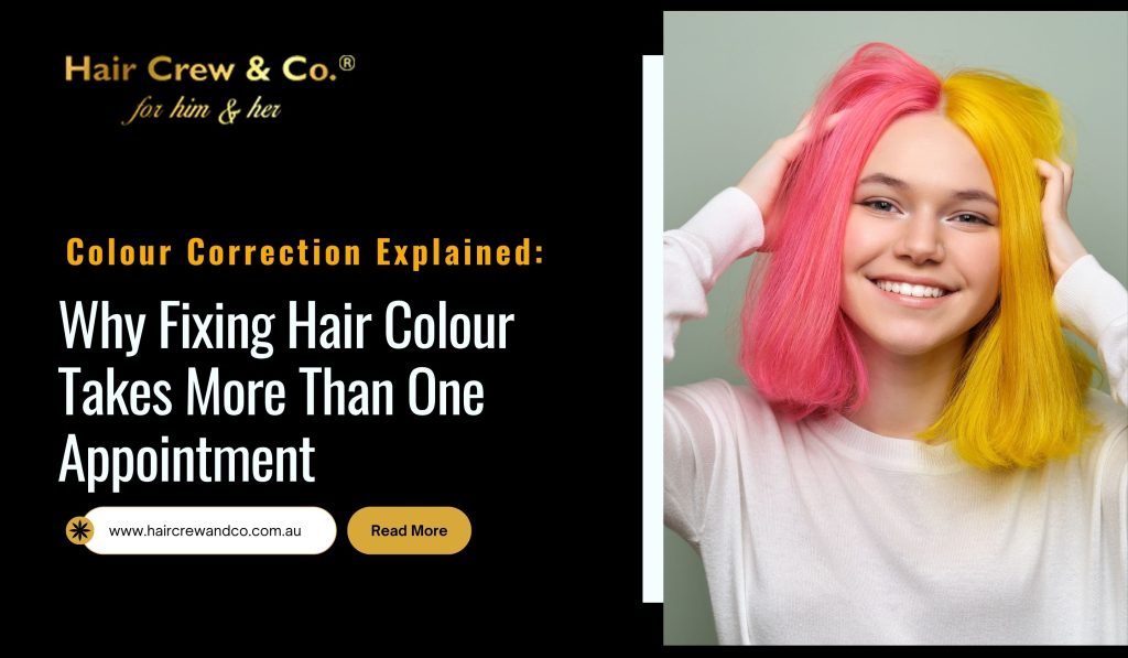 Colour Correction Explained: Why Fixing Hair Colour Takes Time